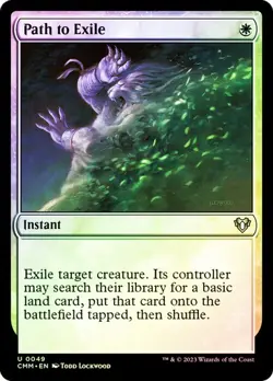 Magic The Gathering MTG PATH TO EXILE FOIL Commander Masters NM Near Mint - Image 1