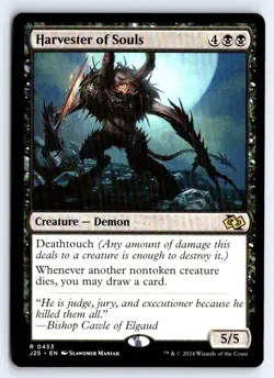 Harvester of Souls 453 Rare Foundations Jumpstart Magic: The Gathering NM - Image 1