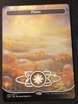 Plains - Full Art - UNF - MTG - EN - NM - 235/244 - Image 1