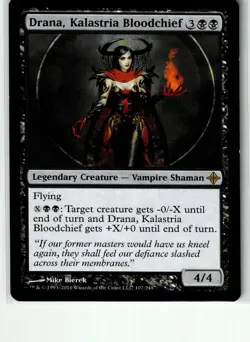 Drana, Kalastria Bloodchief 107 Rare Rise of the Eldrazi Magic: The Gathering LP - Image 1