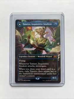 MTG Tamiyo, Inquisitive Student-Modern Horizons 3-Borderless-Regular-443-NM a26 - Image 1