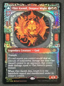 MTG The Lost Caverns of Ixalan #317 Ojer Axonil, Deepest Might Showcase FOIL NM - Image 1