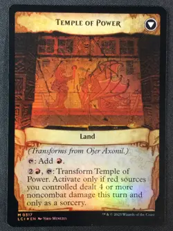 MTG The Lost Caverns of Ixalan #317 Ojer Axonil, Deepest Might Showcase FOIL NM - Image 2
