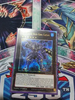 D/D/D Wave High King Caesar RA04-EN290 Quarter Century Secret Rare NM Yugioh - Image 2