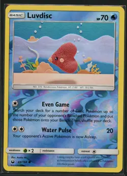 Luvdisc 44/168 Common Celestial Storm Pokemon Reverse Holo Near Mint - Image 1