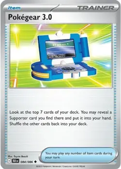 Pokegear 3.0 084/086 SV: Black Bolt Pokemon Near Mint - Image 1