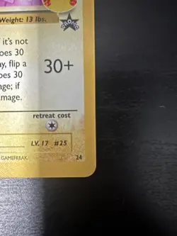 Pokemon TCG ____'s Pikachu 24/53 Wotc Promo Holo English 50 HP Basic - Image 2