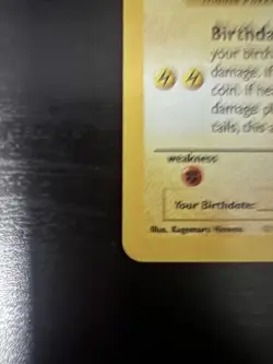 Pokemon TCG ____'s Pikachu 24/53 Wotc Promo Holo English 50 HP Basic - Image 5