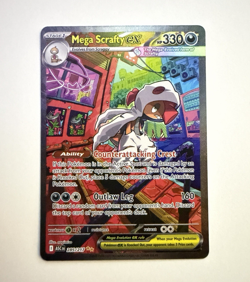 Mega Scrafty EX 285/217 Special Illustration Rare Ascended Heroes Pokemon - Image 1