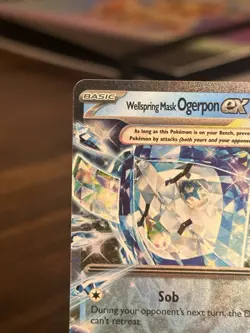 Pokemon Wellspring Mask Ogerpon ex 027/131 PRE Prismatic Evolutions NM - Image 3