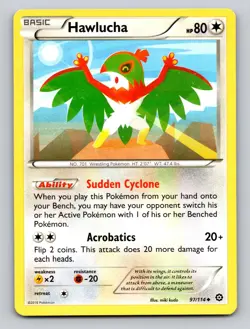 Hawlucha 97/114 Uncommon Steam Siege Pokemon NM - Image 1