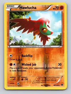 Hawlucha 48/124 Uncommon Fates Collide Pokemon Reverse Holo NM - Image 1