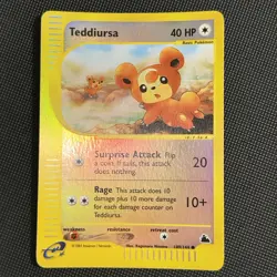 Teddiursa Skyridge Reverse Holo Rare PACK FRESH MINT Pokemon 2003 109/144 - Image 1