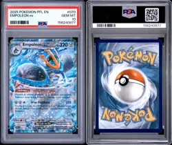 2025 Pokemon Phantasmal Flames Empoleon Ex #070 PSA 10 - Image 3