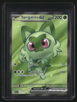 SPRIGATITO EX 251/217 ULTRA RARE ASCENDED HEROES POKEMON HOLO NEAR MINT - Image 1
