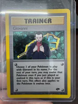 Pokemon TCG - Giovanni Trainer - Gym Challenge 18/132 Holo Unlim (LP) - Image 1