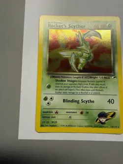 Wizards of the Coast Rocket's Scyther 13/132 Gym Heroes Holo English - Image 3