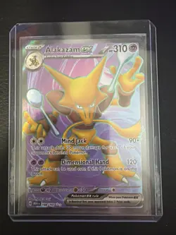 Pokemon Alakazam ex 188/165 Double Rare Scarlet & Violet 151 Holo NM - Image 1