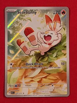 2026 Pokemon ME: Ascended Heroes Scorbunny 225/217 Illustration Rare IR psa - Image 1