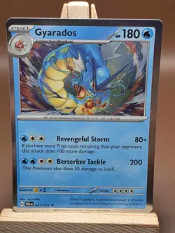 Pokemon LP SV02: Paldea Evolved 043/193 Gyarados Holo Rare - Image 1