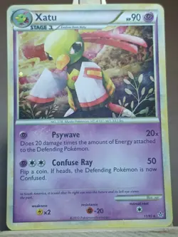 HP Xatu 11/95 Pokemon - Holo HGSS Unleashed - Image 1