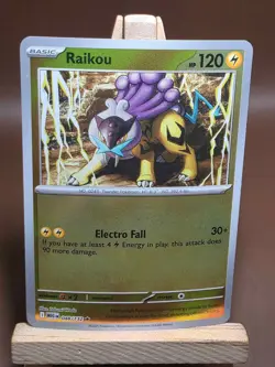 LP Pokemon Raikou 048/132 Me01: Mega Evolution Reverse Holo - Image 1