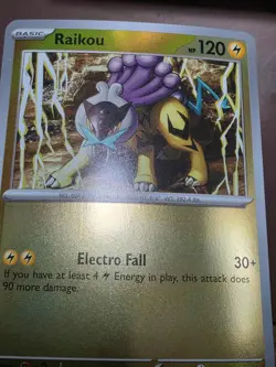 LP Pokemon Raikou 048/132 Me01: Mega Evolution Reverse Holo - Image 5