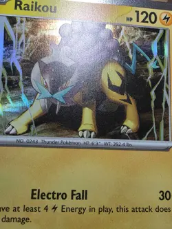 LP Raikou 048/132 Rare Mega Evolution Pokemon Holo - Image 5