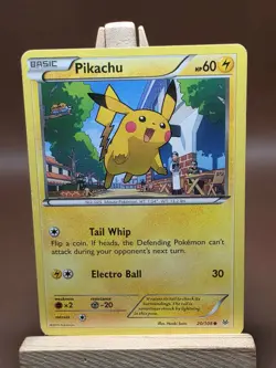 Pikachu 20/108 Common Roaring Skies Pokemon Moderately Played - Image 1