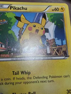 Pikachu 20/108 Common Roaring Skies Pokemon Moderately Played - Image 4