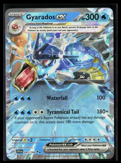 Gyarados ex 045/198 Double Rare Scarlet & Violet Pokemon LP - Image 1