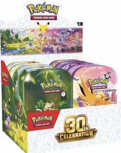 Pokemon TCG: 30th Celebration Mini Tins (10-Pack) PRE-ORDER - Image 1