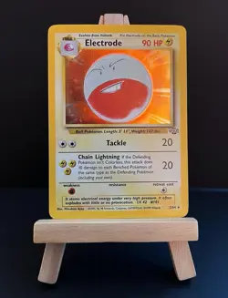 Pokemon Electrode 2/64 Jungle Holo Rare Unlimited EN 1999 WOTC 90 HP / LP - Image 1