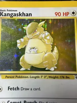 Pokemon TCG Kangaskhan Jungle 05/64 Holo Rare Unlimited English 1999 90HP - Image 2