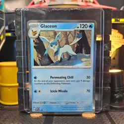 Glaceon Cosmos Holo Promo Scarlet & Violet Pokemon TCG SVP 171 Black Star - Image 1