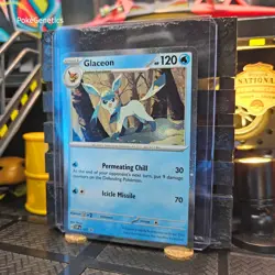 Glaceon Cosmos Holo Promo Scarlet & Violet Pokemon TCG SVP 171 Black Star - Image 2