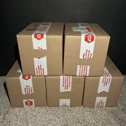 Factory Sealed box/Case Triple Whammy Tin Pokemon TCG 6 Sealed Tins - Image 1