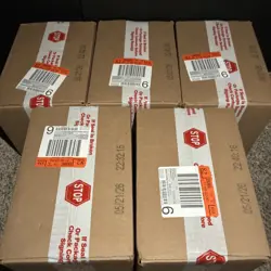 Factory Sealed box/Case Triple Whammy Tin Pokemon TCG 6 Sealed Tins - Image 2