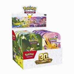 POKEMON 30th Anniversary Celebration Mini Tin Display PRESALE - Image 1