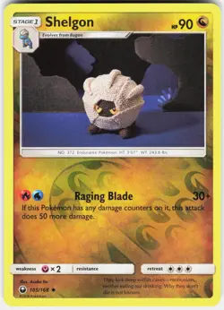 Shelgon 105/168 Uncommon Celestial Storm Pokemon Reverse Holo Near Mint - Image 1