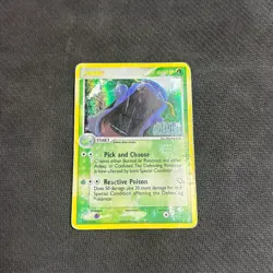 Swalot 11/100 EX Crystal Guardians Reverse Holo Pokemon English Card HP / DMG - Image 1