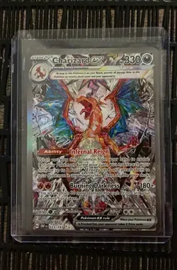 Pokemon TCG Charizard ex SV03 Obsidian Flames 223/197 SIR Holo ENG 330HP - Image 1