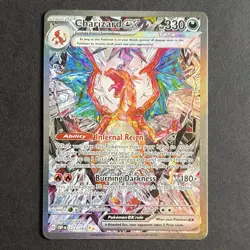 Pokemon Charizard ex 223/197 SV03 Obsidian Flames SIR Full Art Holo - Image 1