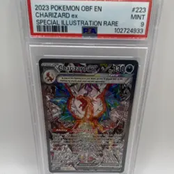 Pokemon TCG Charizard ex 223/197 SV03 Obsidian Flames SIR Holo PSA 9 - Image 4