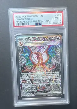 Charizard ex 223/197 Obsidian Flames SIR PSA 9 Pokemon SV03 Holo - Image 2