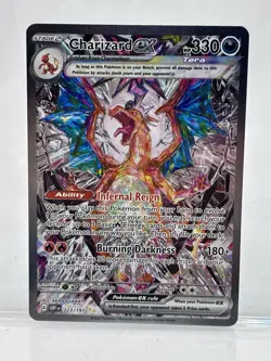 2023 Pokemon TCG SV03 Obsidian Flames Charizard ex SIR 223/197 Full Art Holo - Image 1