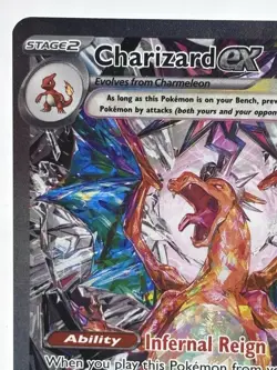 2023 Pokemon TCG SV03 Obsidian Flames Charizard ex SIR 223/197 Full Art Holo - Image 2