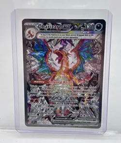 2023 Pokemon TCG SV03 Obsidian Flames Charizard ex SIR 223/197 Full Art Holo - Image 4