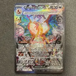 Pokemon TCG Charizard ex Sv03: Obsidian Flames 223/197 Holo Special Illustration - Image 1