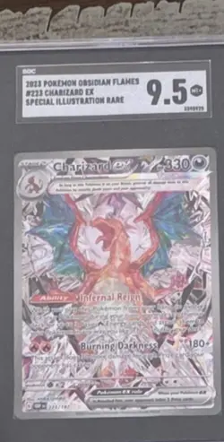 Pokemon TCG Charizard ex Sv03: Obsidian Flames 223/197 Holo Special Illustration - Image 1
